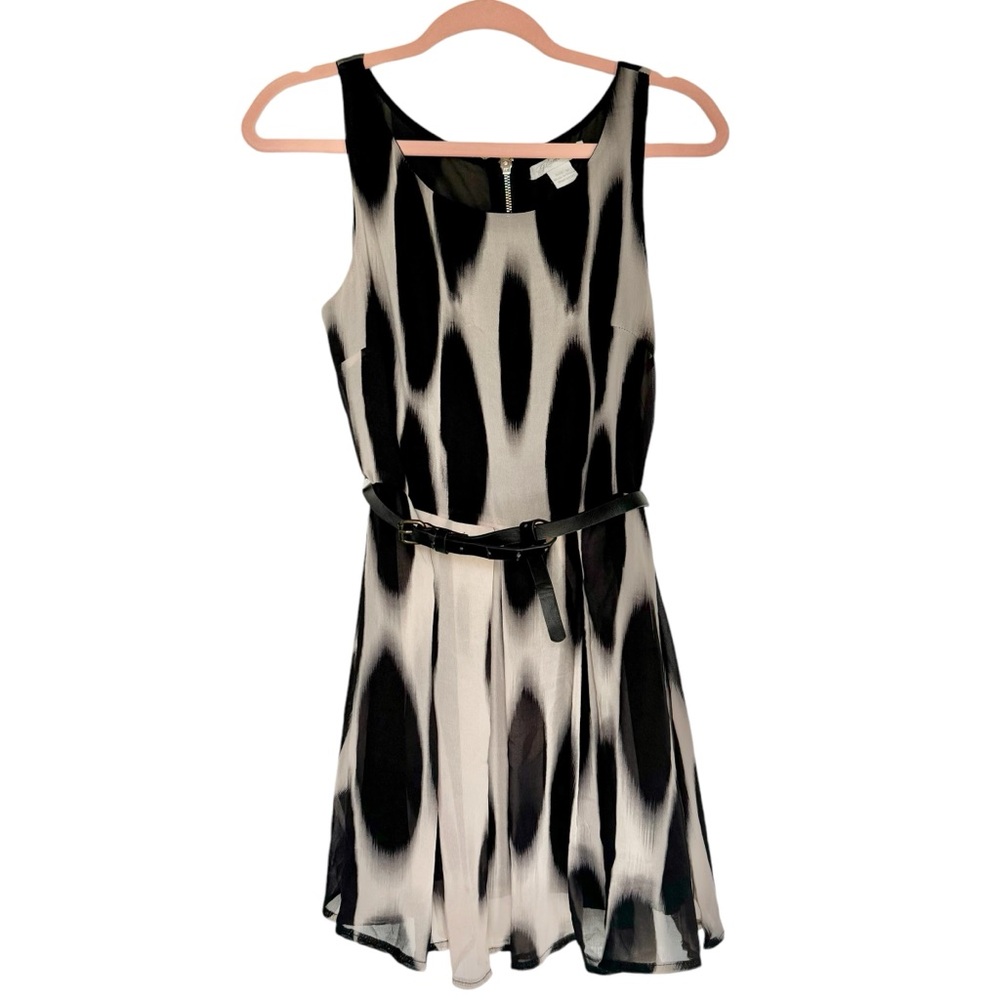 Glamorous Women’s Mini Dress, color black and taupe, SIZE M